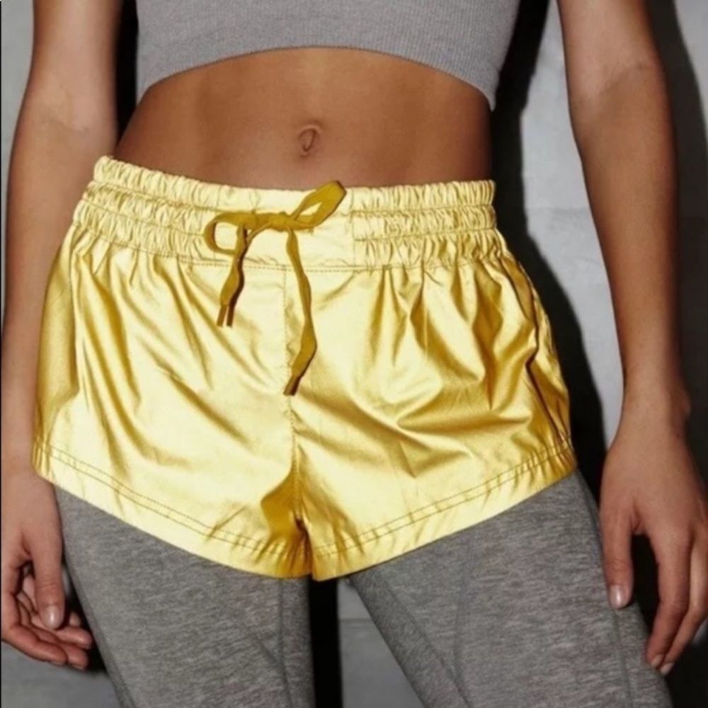 Free People Moonlight Reflective Shorts